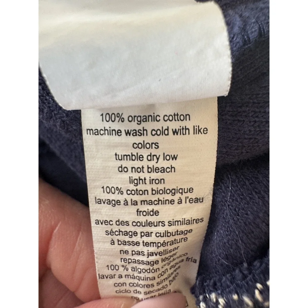 Monica + Andy Organic Cotton Navy Toddler Swim Coverup Robe Sz 2-3T Darling!